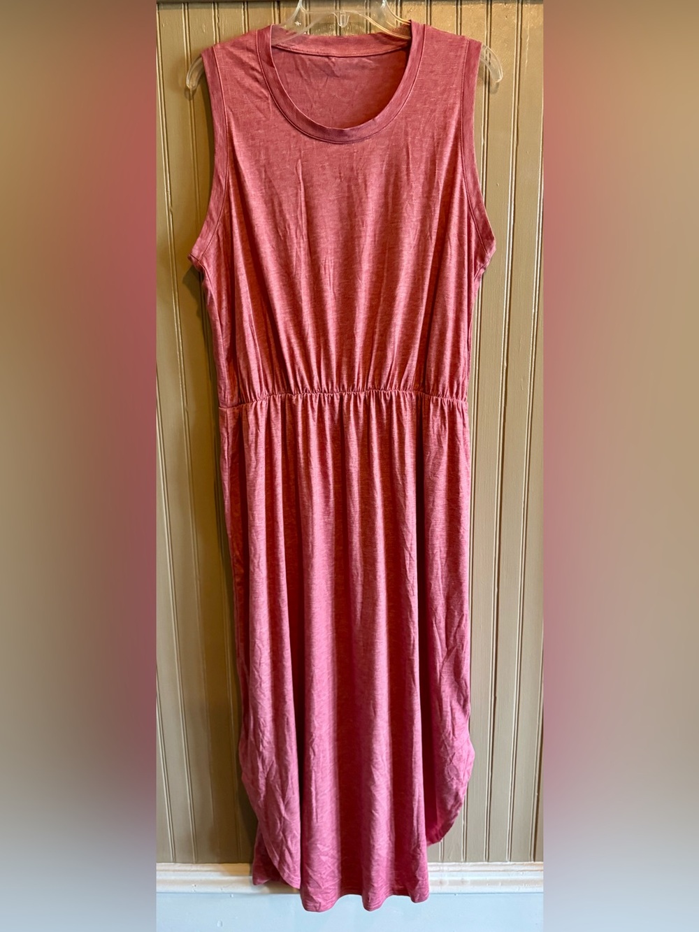 Sleeveless Pink Casual Maxi Dress New with tags Cupshe size XL